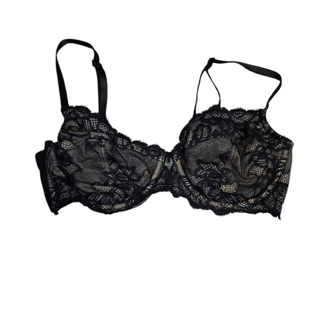 CALVIN KLEIN‎ Black Lace Bra 36B